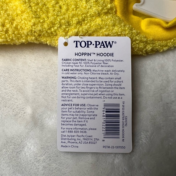 Top Paw Duck Halloween Dog / Easter Pet Costume - Picture 4 of 8